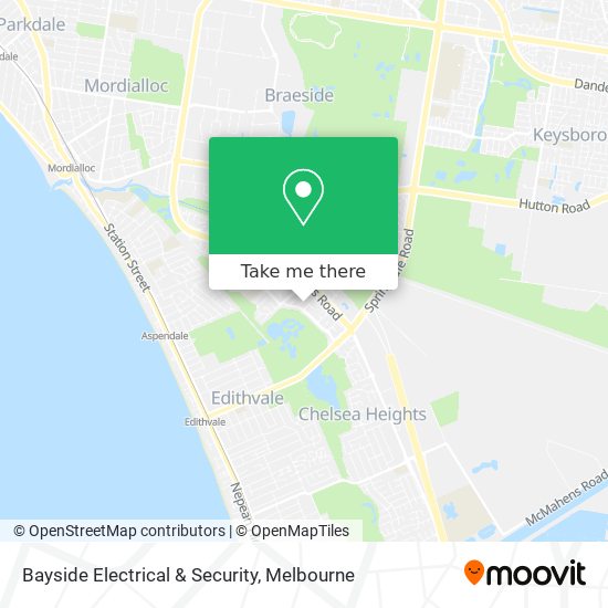 Mapa Bayside Electrical & Security