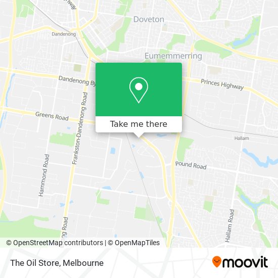 The Oil Store map