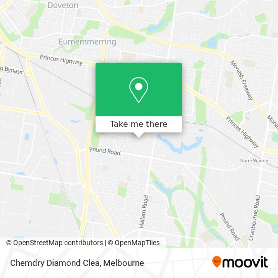 Chemdry Diamond Clea map