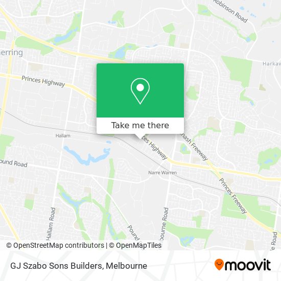 GJ Szabo Sons Builders map