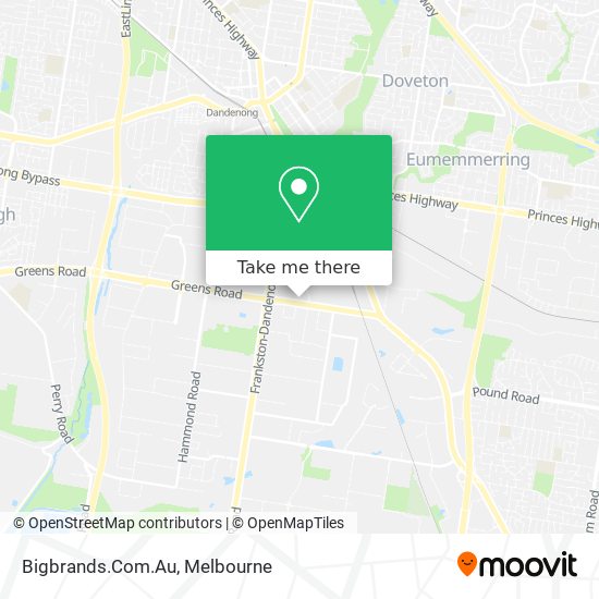 Mapa Bigbrands.Com.Au