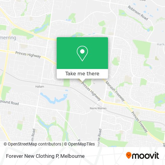 Forever New Clothing P map