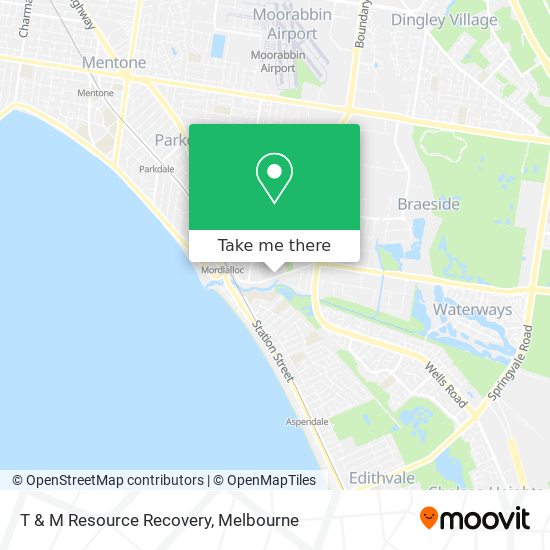 T & M Resource Recovery map