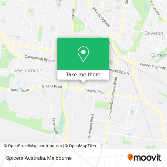 Spicers Australia map