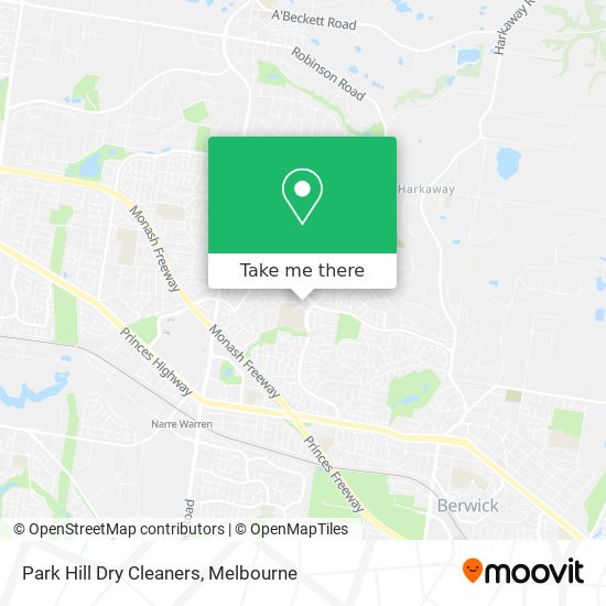 Park Hill Dry Cleaners map