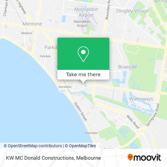 KW MC Donald Constructions map