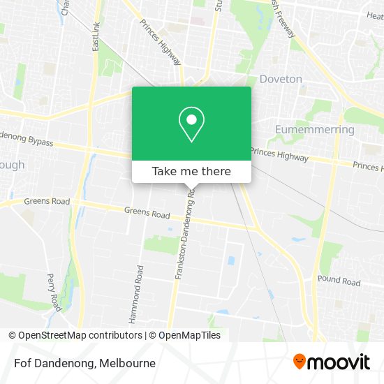 Fof Dandenong map