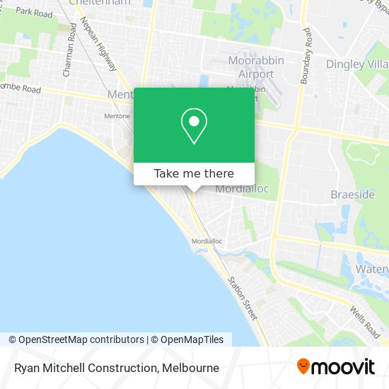 Ryan Mitchell Construction map