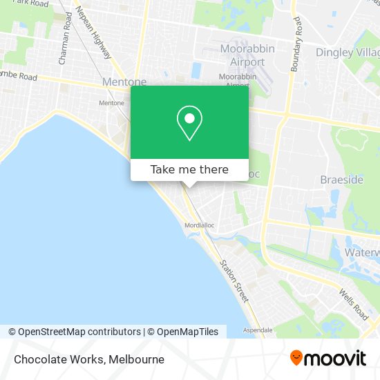 Chocolate Works map