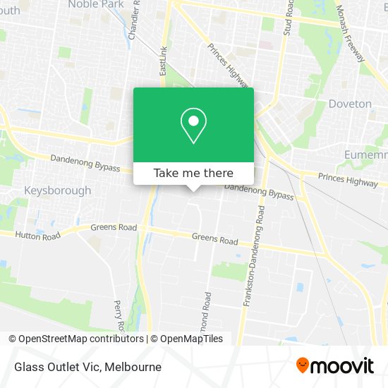 Glass Outlet Vic map