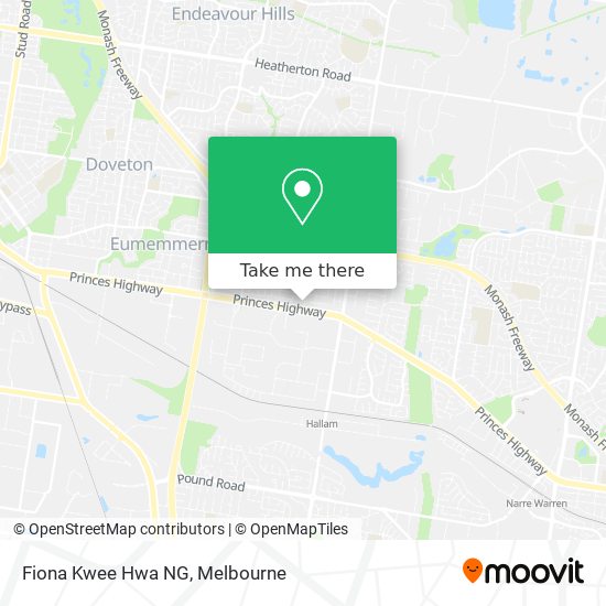 Fiona Kwee Hwa NG map