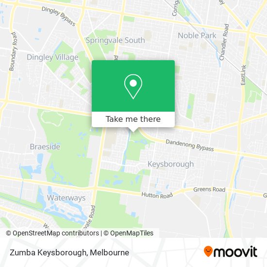 Zumba Keysborough map