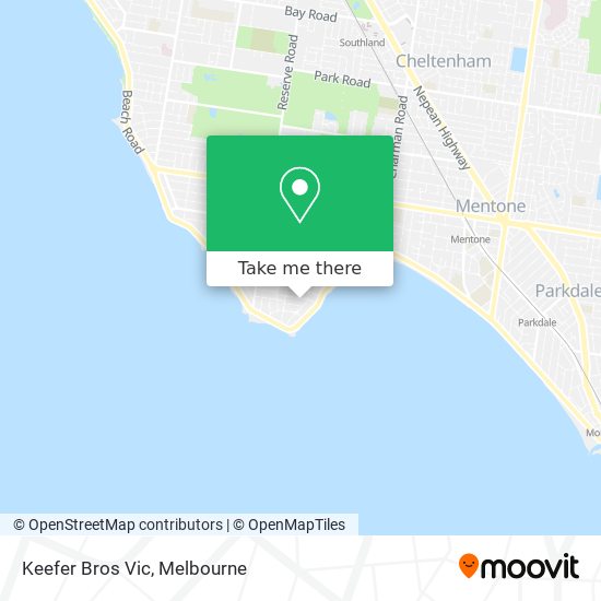 Keefer Bros Vic map