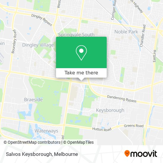 Salvos Keysborough map