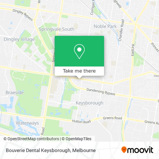 Bouverie Dental Keysborough map