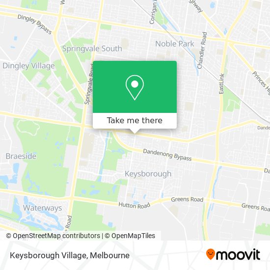 Keysborough Village map