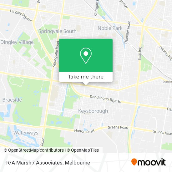 R/A Marsh / Associates map