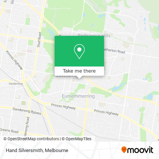 Hand Silversmith map