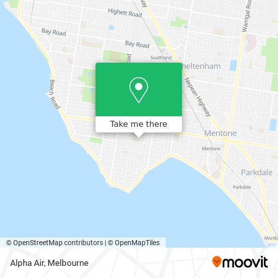 Alpha Air map