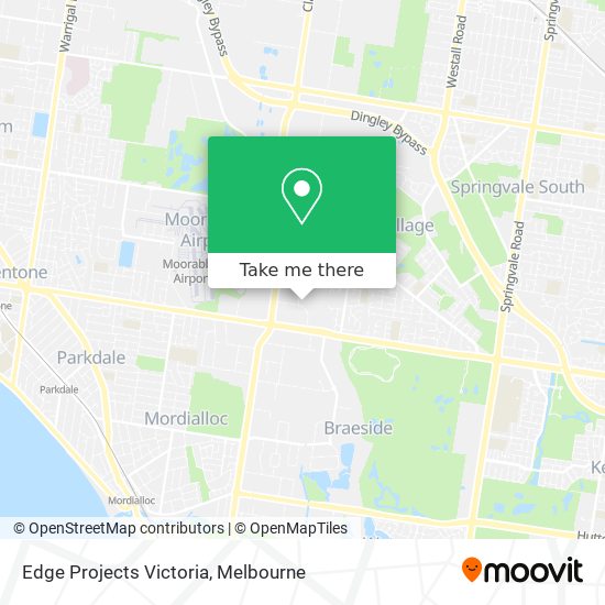 Edge Projects Victoria map