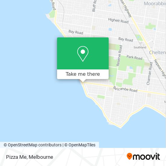 Pizza Me map