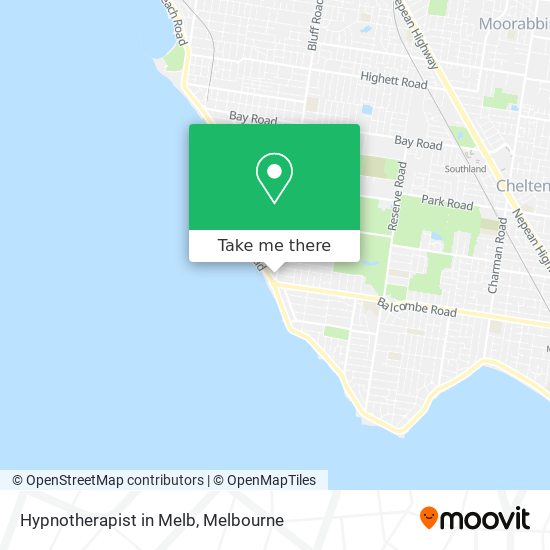 Hypnotherapist in Melb map