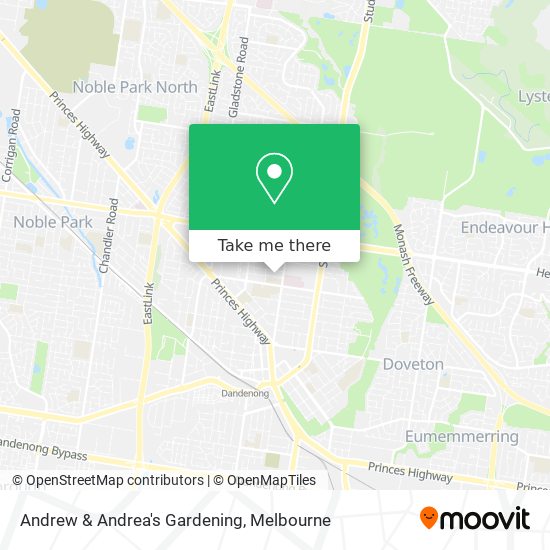 Andrew & Andrea's Gardening map