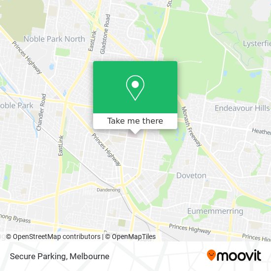 Secure Parking map