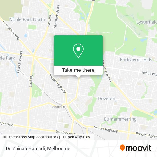 Dr. Zainab Hamudi map