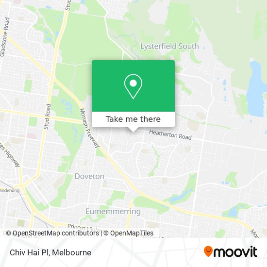 Chiv Hai Pl map