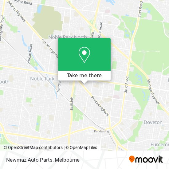 Newmaz Auto Parts map