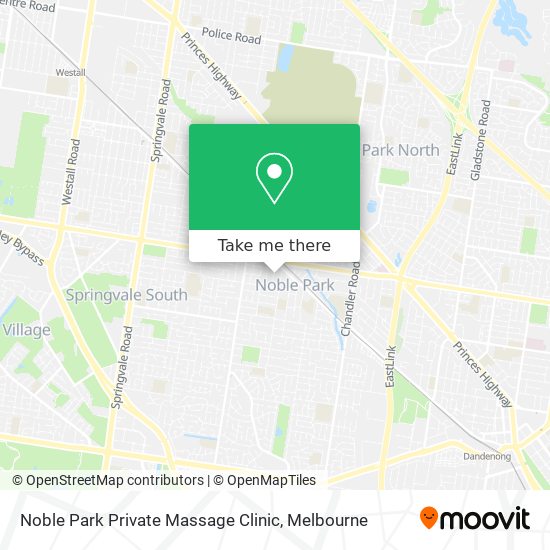 Mapa Noble Park Private Massage Clinic