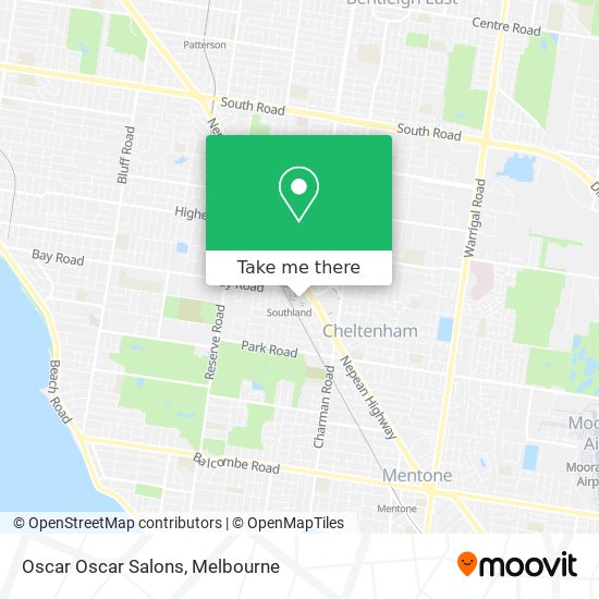Oscar Oscar Salons map