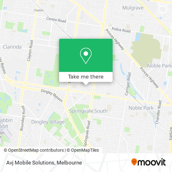 Avj Mobile Solutions map