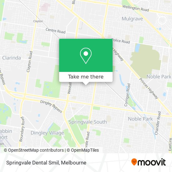 Springvale Dental Smil map