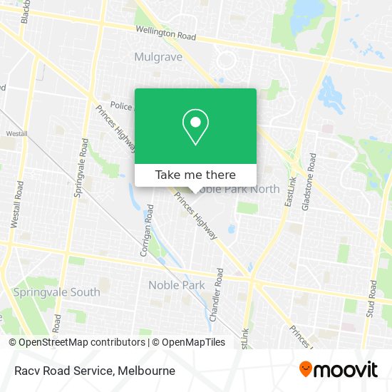 Mapa Racv Road Service