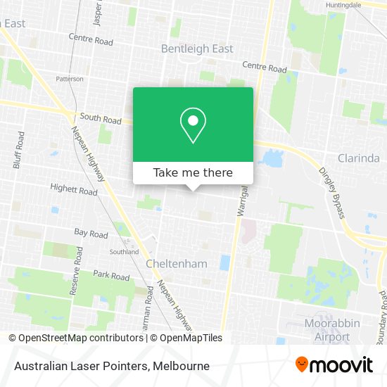 Mapa Australian Laser Pointers