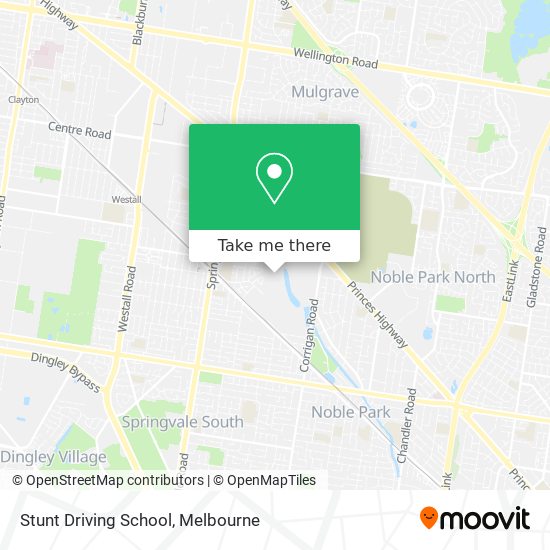 Stunt Driving School map