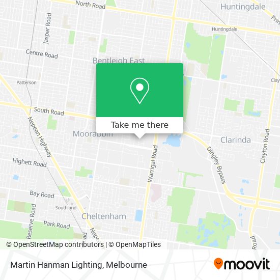 Martin Hanman Lighting map