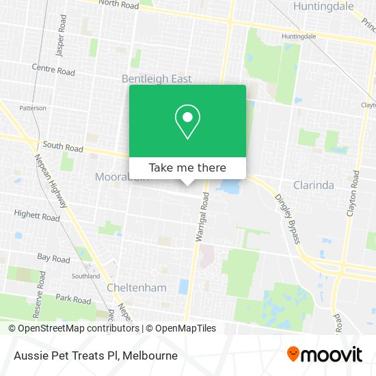 Aussie Pet Treats Pl map