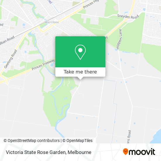 Victoria State Rose Garden map