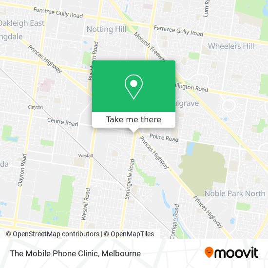 The Mobile Phone Clinic map