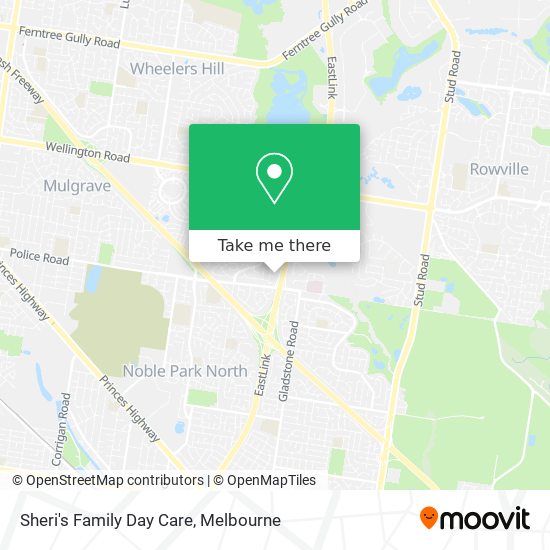 Sheri's Family Day Care map