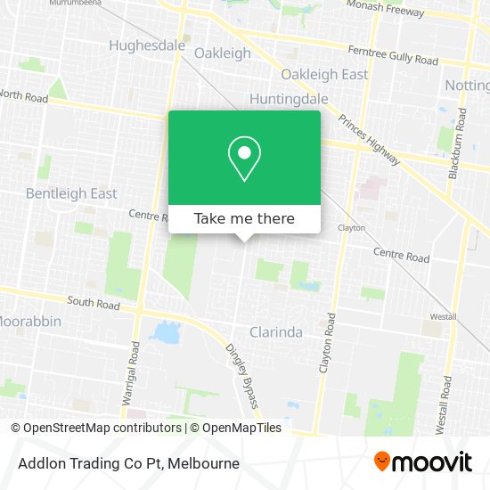 Addlon Trading Co Pt map