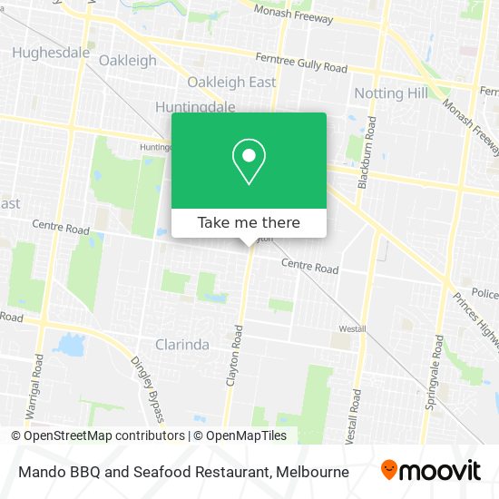 Mando BBQ and Seafood Restaurant map