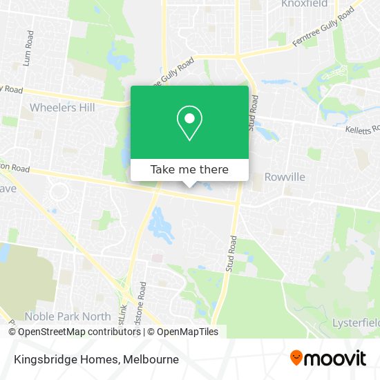 Kingsbridge Homes map