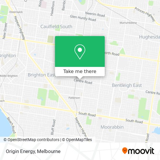 Origin Energy map