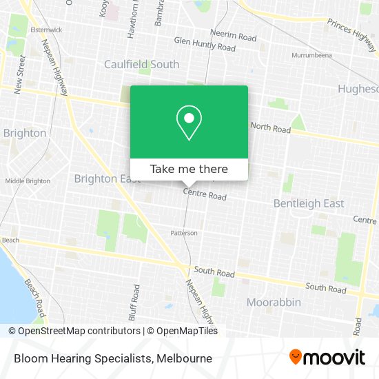 Bloom Hearing Specialists map