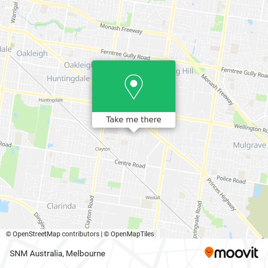 SNM Australia map