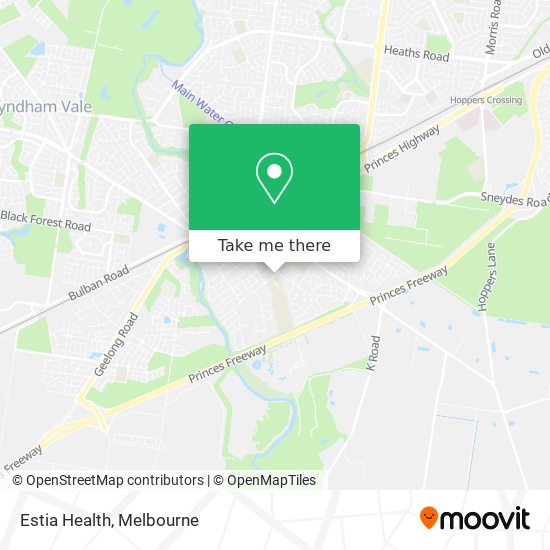 Estia Health map